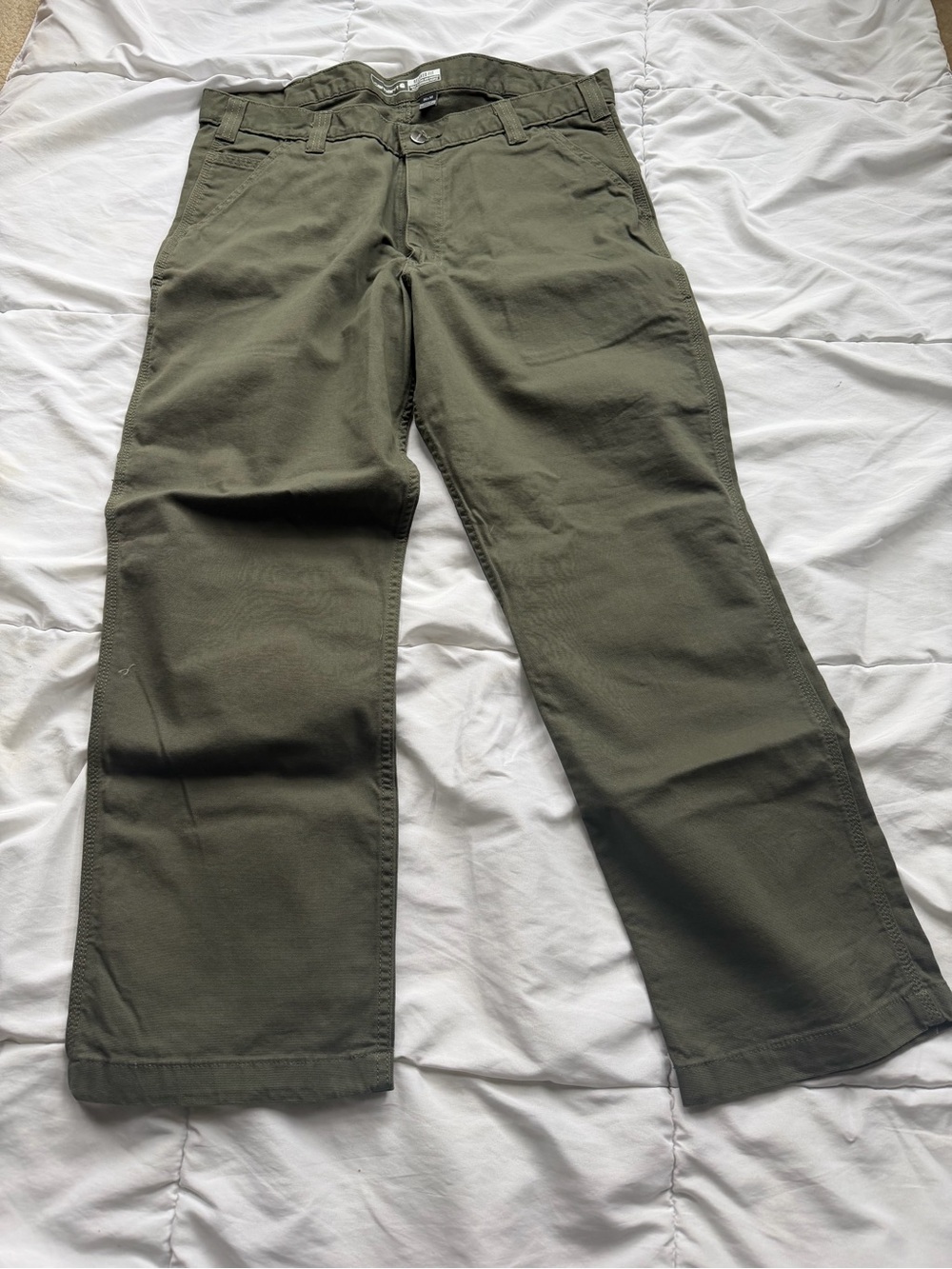 Carhartt Olive Work Chinos